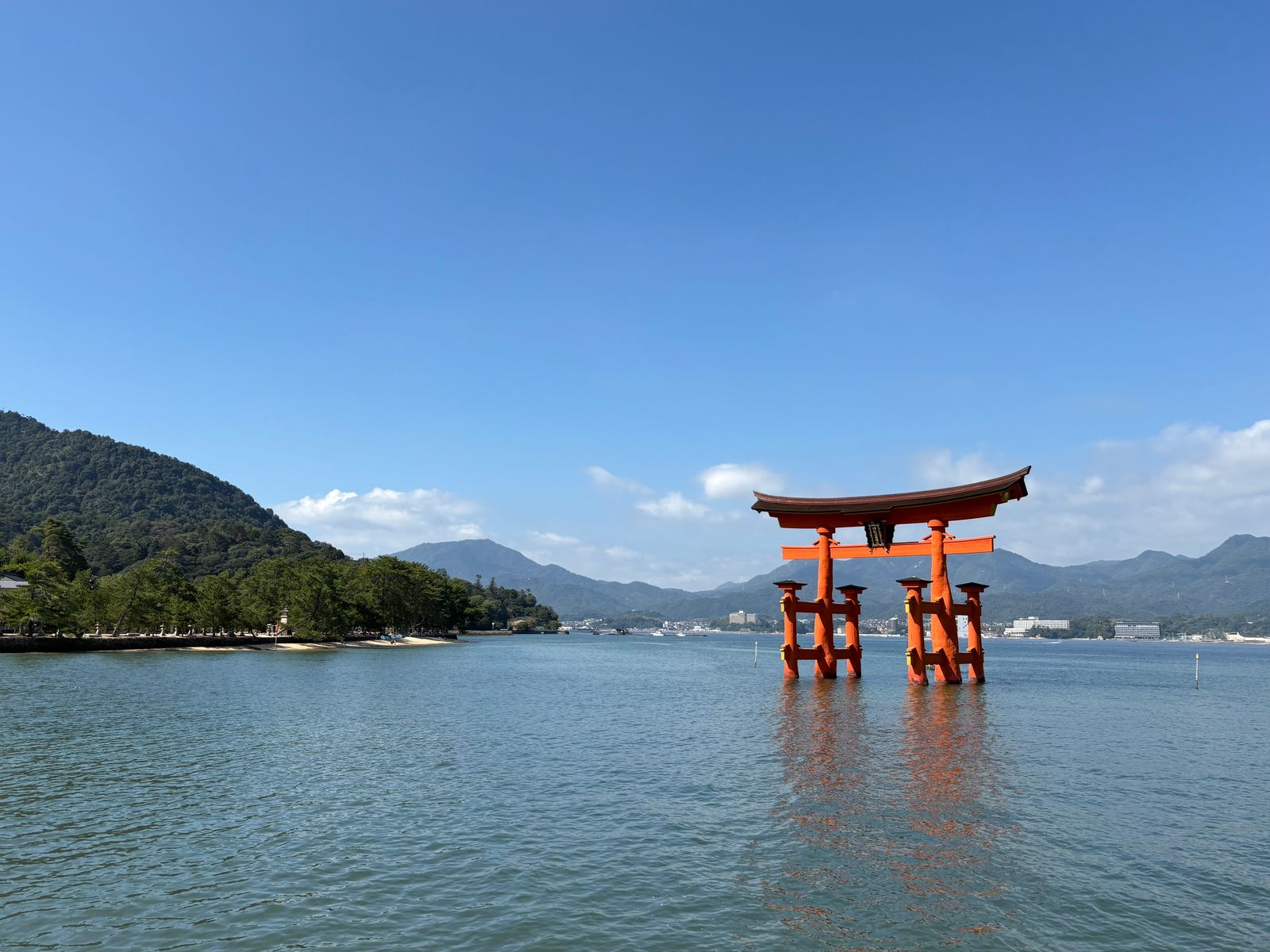 厳島神社の大鳥居の写真
