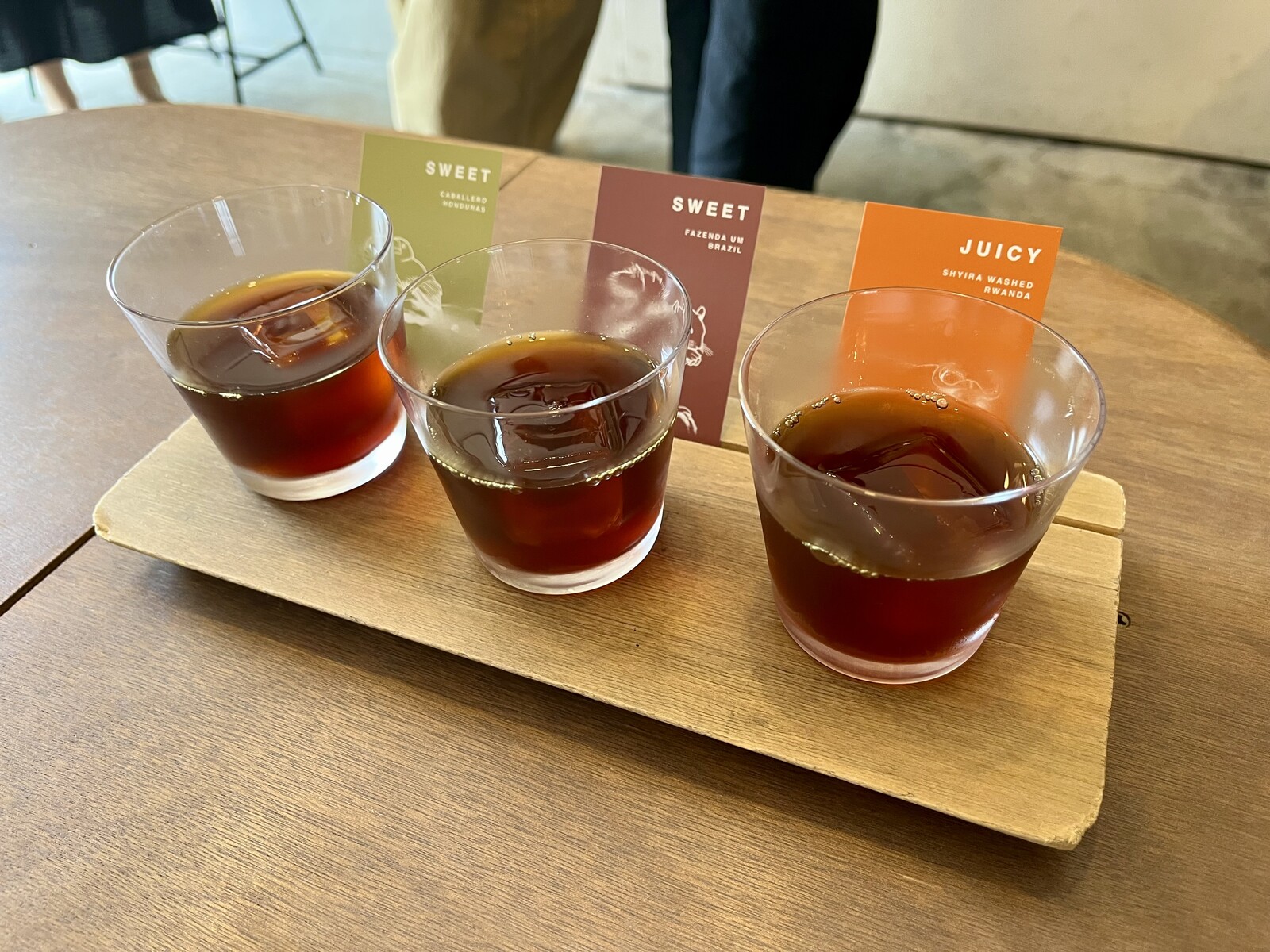 LIGHT UP COFFEEのTASTING SETの写真
